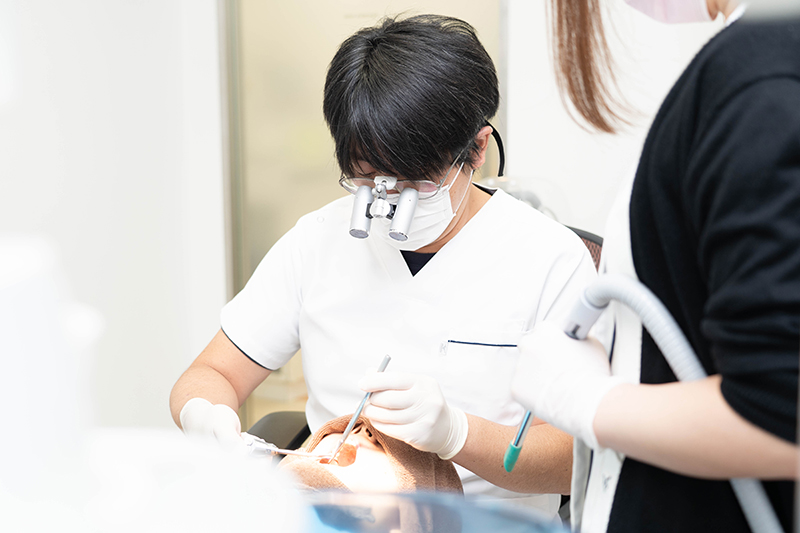 当院での歯周病治療の流れ1